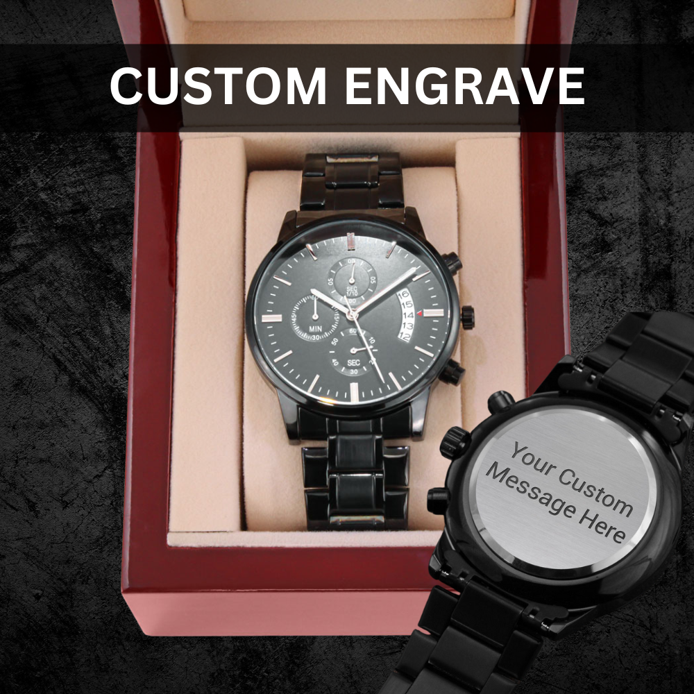 Engraved Watch for Him