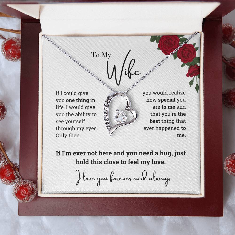 To My Wife Necklace Gift