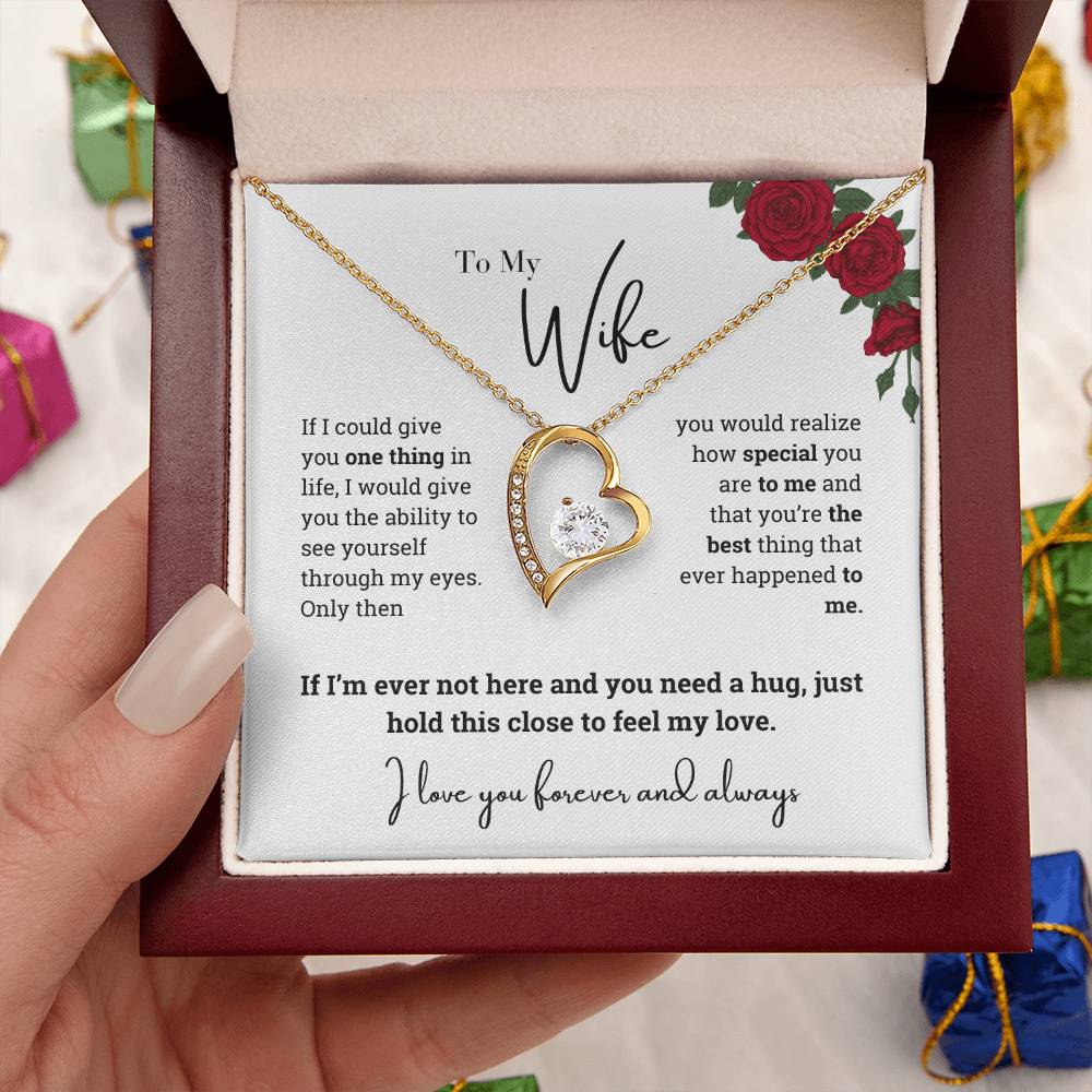 To My Wife Necklace Gift