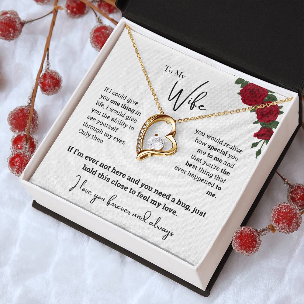 To My Wife Necklace Gift