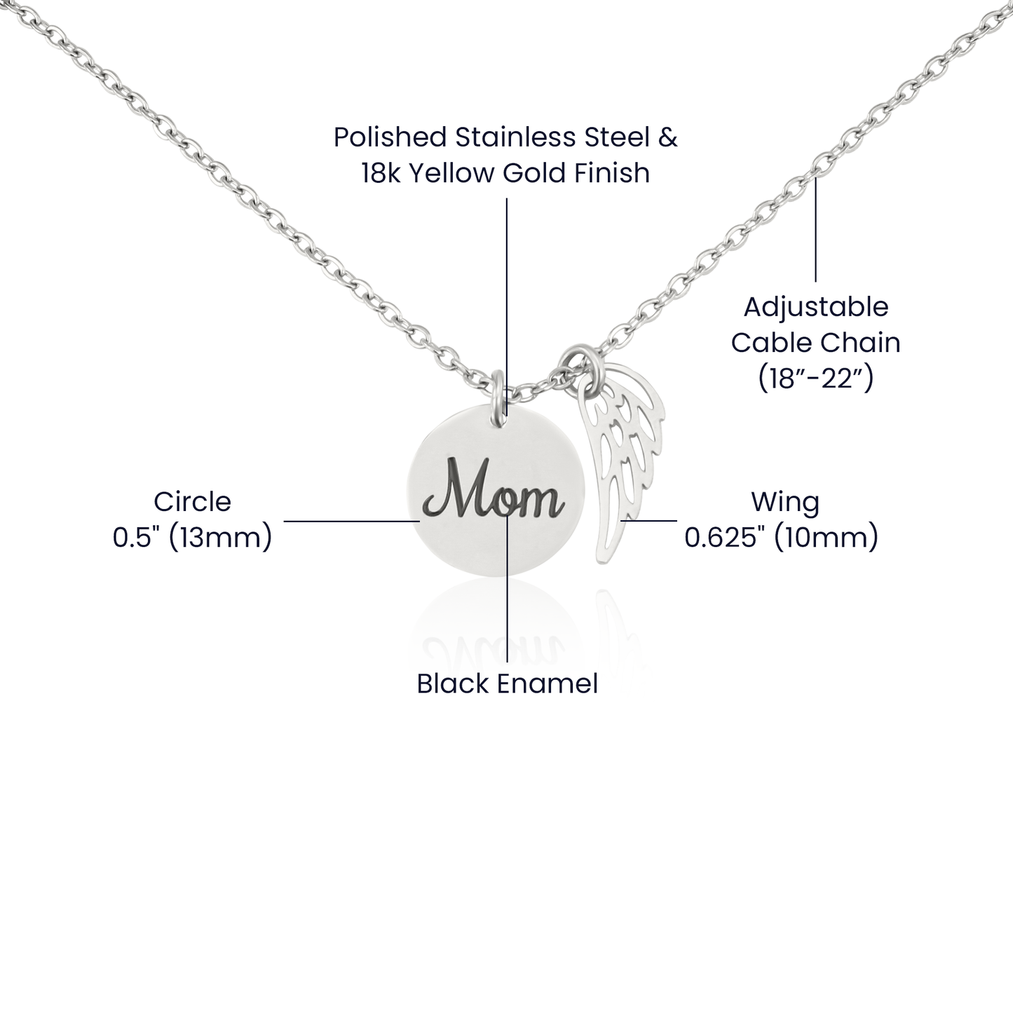 Memorial Necklace - Mom