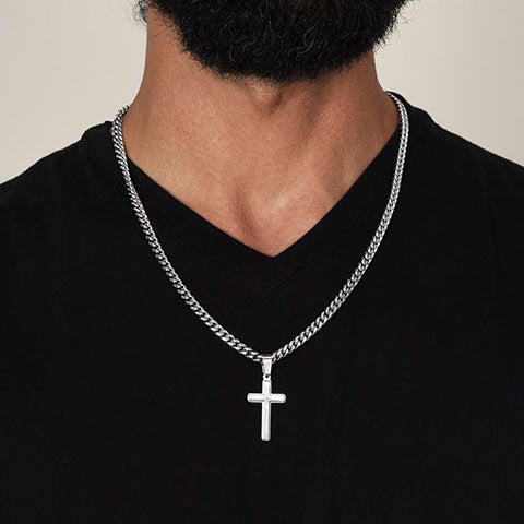 Dear Son Cross Necklace